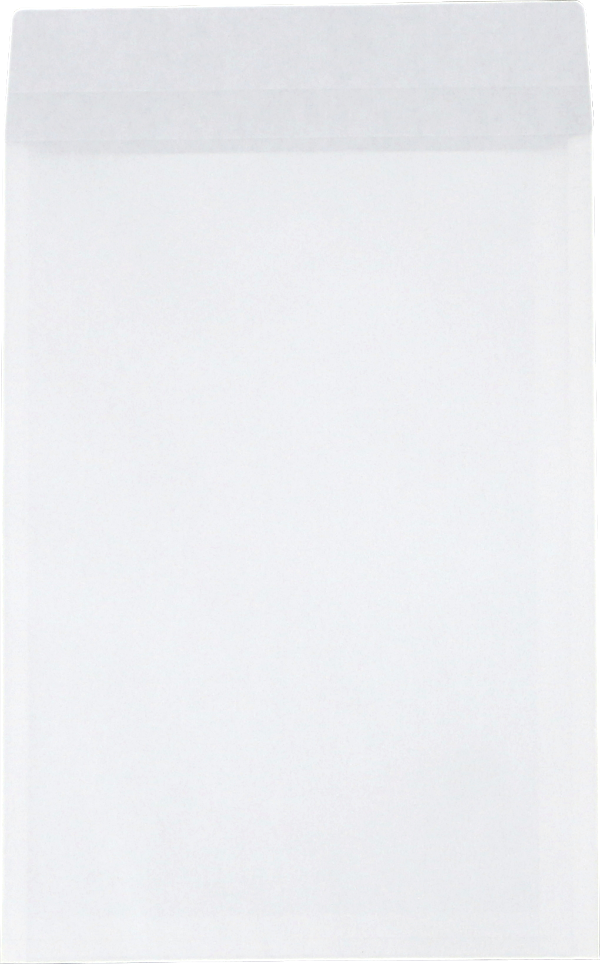 角形2号サイズ ガゼット封筒（白）