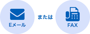EメールまたはFAX