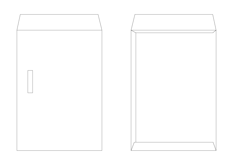 扶養控除申告書用封筒の仕様
