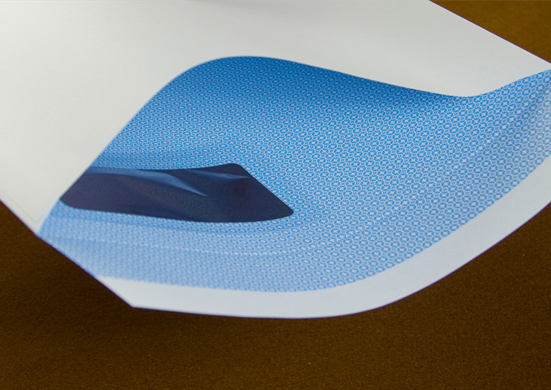 封筒内側地紋印刷