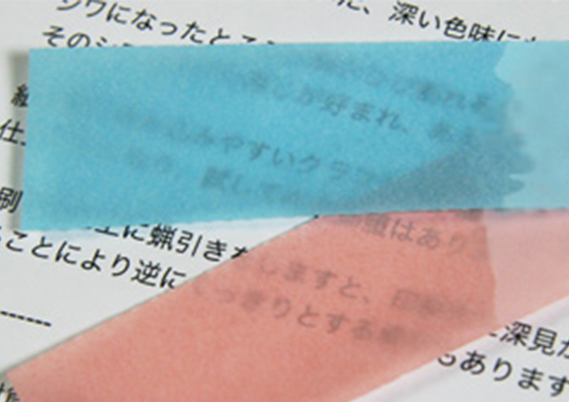 蝋引きをした紙