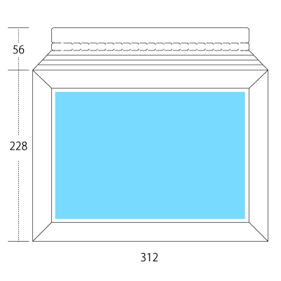 角A4ヨコ厚紙封筒