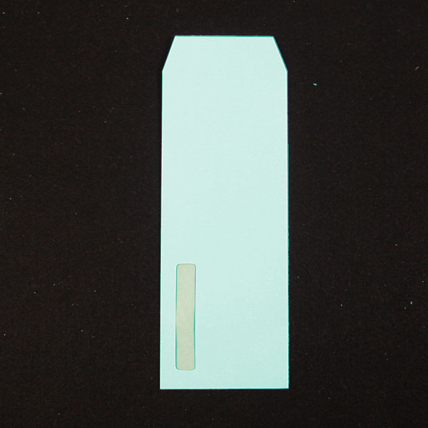 泉精工様85×215mm窓付ハーフトーンカラー99・ブルー