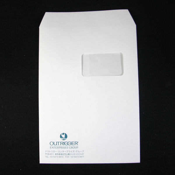 ハワイコール 角2窓付上質紙