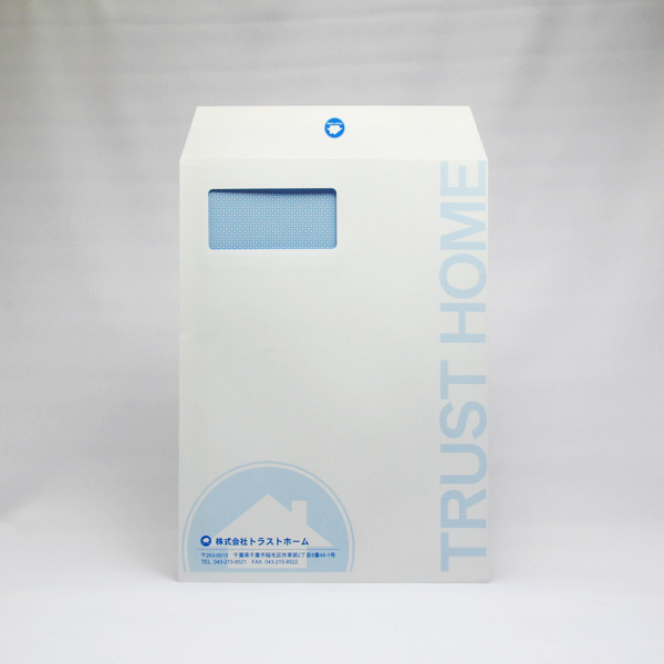 株式会社トラストホーム様 角形A4 窓付 裏地紋