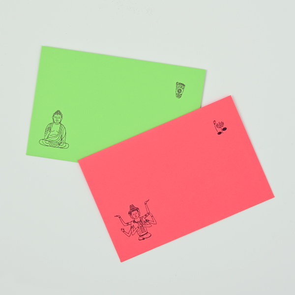 洋3アストロブライト 1色印刷の封筒