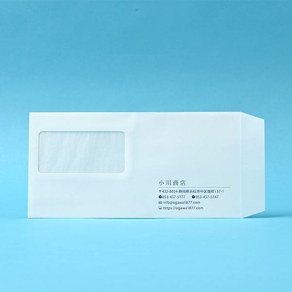 110×220窓付き封筒_表面