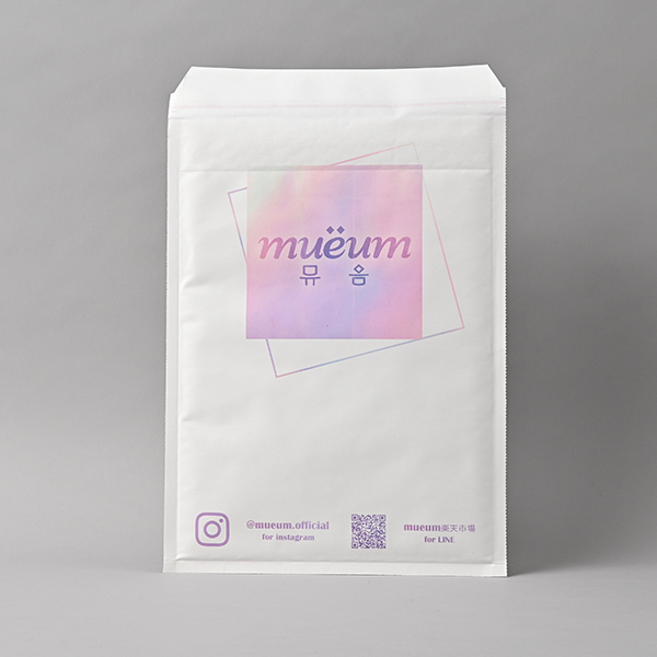 mueum様 クッション封筒・白