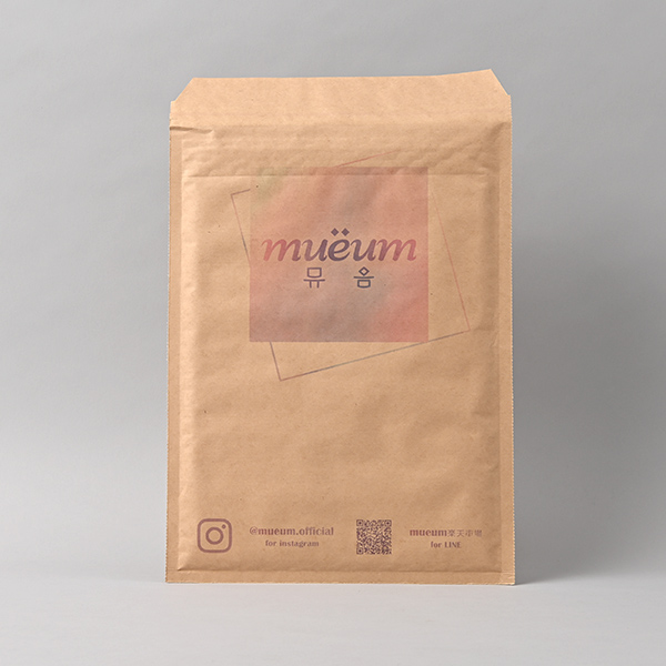 mueum様 クッション封筒・茶