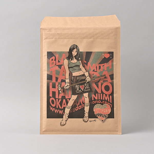 TAKEDA HAMONO様 クッション封筒・茶