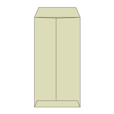 長3 ハイルック ECグレイ 80 (〒枠なし)
幅 x 天地：120 x 235mm
米坪：80g/m2