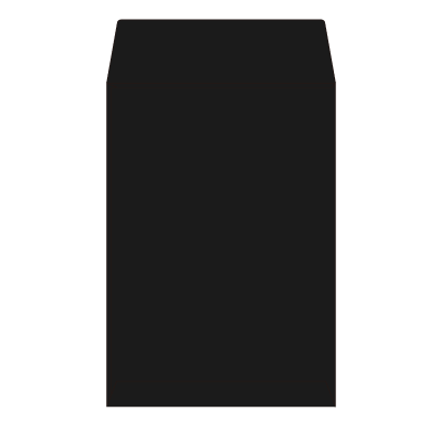 角6 Colors マットブラック115g
幅 x 天地：162 x 229mm
米坪：115g/m2