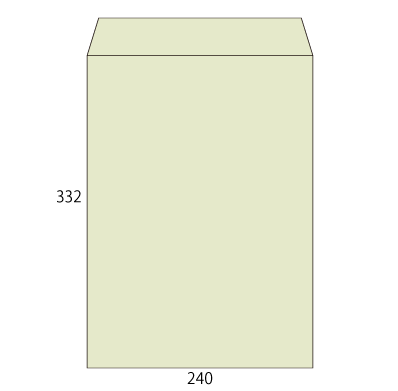 角2 パステルグレイ 100中貼(100枚パック)
幅 x 天地：240 x 332mm
米坪：100g/m2