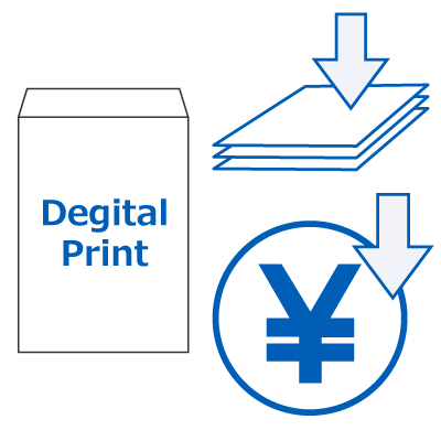 小ロット印刷対応封筒