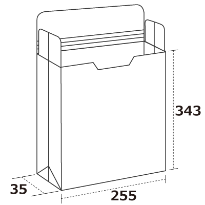 角形2号マチ付き
