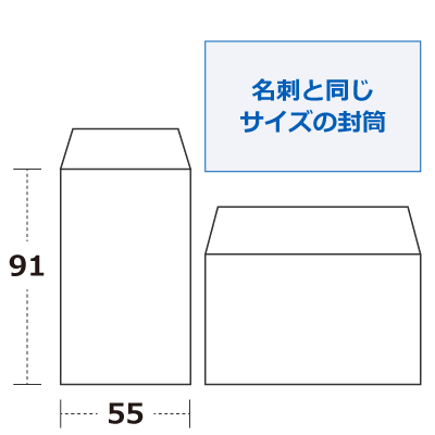 名刺DE封筒