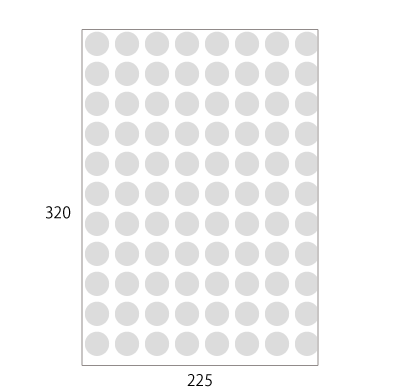 クッション内袋　角2封筒用
幅 x 天地：225 x 320mm
米坪：-