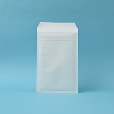 クッション封筒 CD・DVD用 ホワイト(白)
幅 x 天地：190 x 280mm
米坪：100g/m2