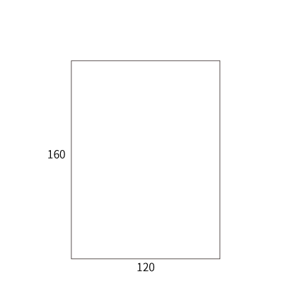 大祓人形用封筒
幅 x 天地：120 x 160mm
米坪：64g/m2