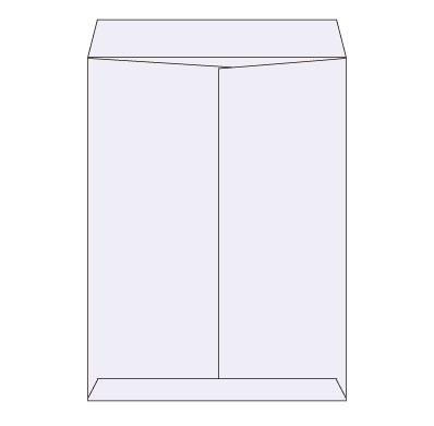 角0センター封筒 コットン スノーホワイト 116.3g