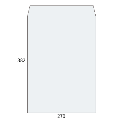 角1 カラースカイ 100
幅 x 天地：270 x 382mm
米坪：100g/m2