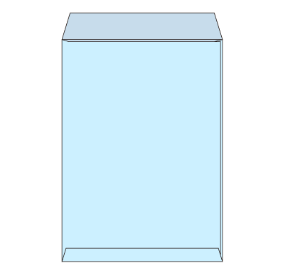 角2 透けないコーティング パステルブルー 100