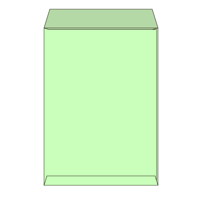 角2 透けないコーティング パステルグリーン 100