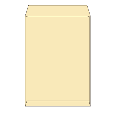 角2 パステルベージュ 100ヨコ貼
幅 x 天地：240 x 332mm
米坪：100g/m2