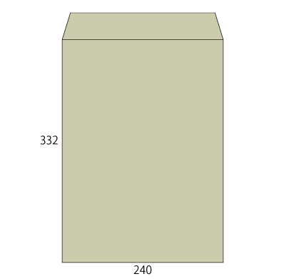 角2カラーグレイ85ヨコ貼
幅 x 天地：240 x 332mm
米坪：85g/m2