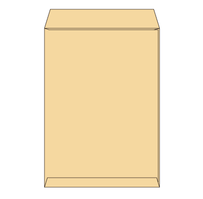 角2 クラフト 70 スミ貼 (〒枠なし)