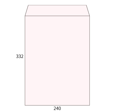 角2 パステルサクラ 100ヨコ貼
幅 x 天地：240 x 332mm
米坪：100g/m2