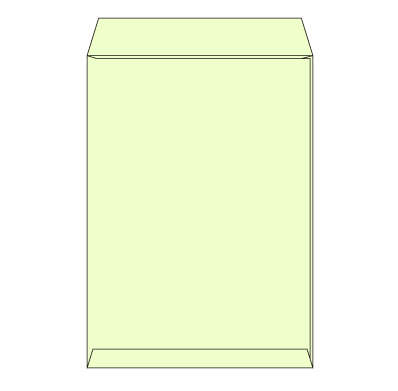 角2 パステルウグイス 100ヨコ貼
幅 x 天地：240 x 332mm
米坪：100g/m2