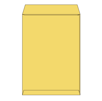 角2 OKクラフト 100 スミ貼 (〒枠なし)