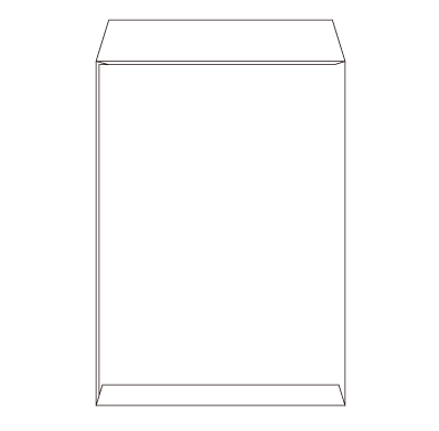 角2サイド封筒 トレーシング 105g