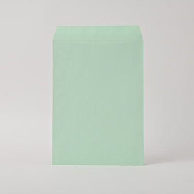 角2 ヨミニクイECグリーン100スミ貼 (〒枠なし)