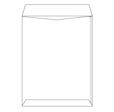 角3 ケント 100 スミ貼 (〒枠なし)