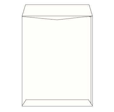 角3 ホワイト 80 スミ貼 (〒枠なし)
幅 x 天地：216 x 277mm
米坪：80g/m2