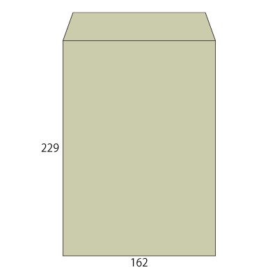 角6 Kグレイ 85 中貼
幅 x 天地：162 x 229mm
米坪：85g/m2