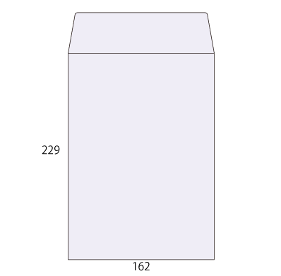角6 コットン スノーホワイト
幅 x 天地：162 x 229mm
米坪：116g/m2