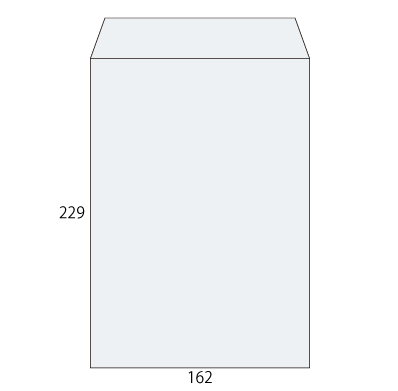 角6 Kスカイ 85 中貼
幅 x 天地：162 x 229mm
米坪：85g/m2
