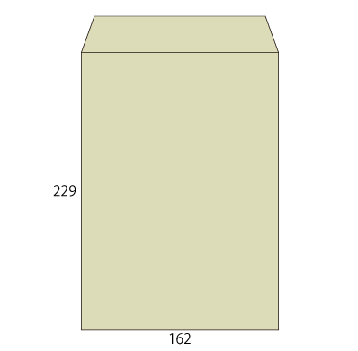 角6 ECグレイ 100 中貼
幅 x 天地：162 x 229mm
米坪：100g/m2