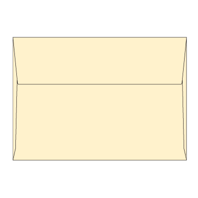 角6カマス封筒 コットンパール ナチュラル 125.3g
幅 x 天地：229 x 162mm
米坪：125g/m2