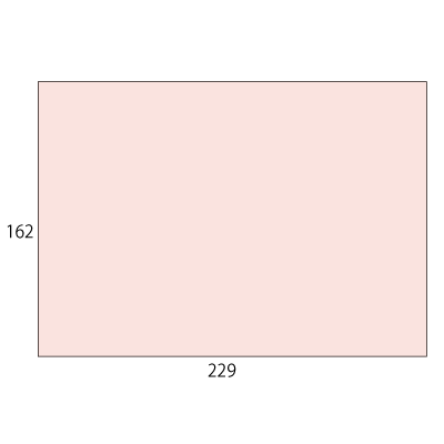 角6カマス封筒 コットン ピンク 116.3g
幅 x 天地：229 x 162mm
米坪：116g/m2