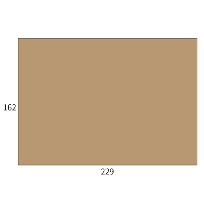 角6カマス封筒 未晒クラフト 100g
幅 x 天地：229 x 162mm
米坪：100g/m2