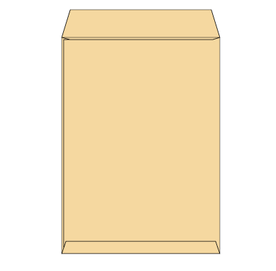 角形A4 クラフト 85L(〒枠なし)