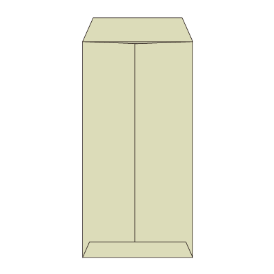 長3セロ窓1号 透けないコーティング パステルグレー80 (〒枠ナシ)
幅 x 天地：120 x 235mm
米坪：80g/m2