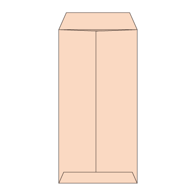 長3セロ窓1号 透けないコーティング パステルピンク (〒枠ナシ)
幅 x 天地：120 x 235mm
米坪：80g/m2