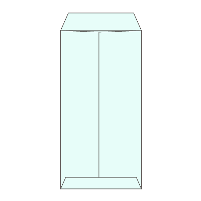 長3セロ窓1号ミズ70中貼(〒枠ナシ)
幅 x 天地：120 x 235mm
米坪：70g/m2