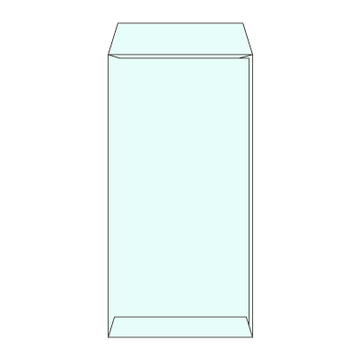 長3カラーミズ85 ヨコ貼 (〒枠ナシ)
幅 x 天地：120 x 235mm
米坪：85g/m2