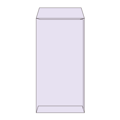 長3パステルフジ80 ヨコ貼 (〒枠付き)
幅 x 天地：120 x 235mm
米坪：80g/m2